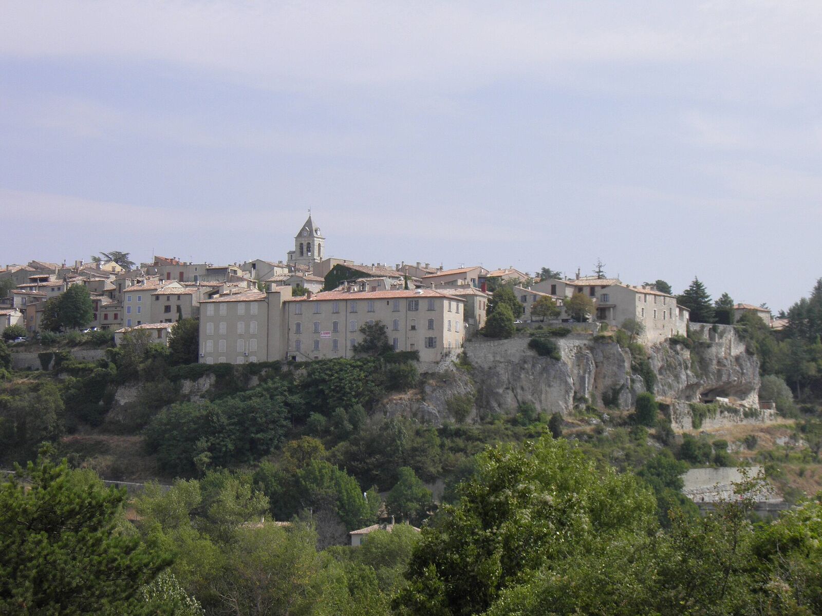 The village of Sault on its rocky spur